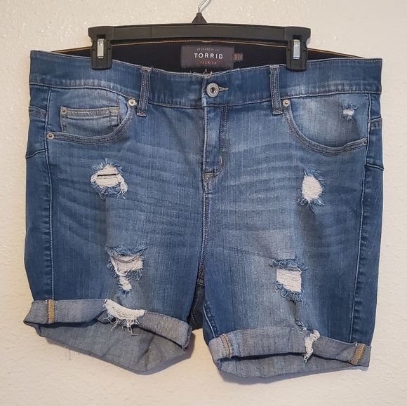 torrid Pants - TORRID bombshell skinny shorts .
